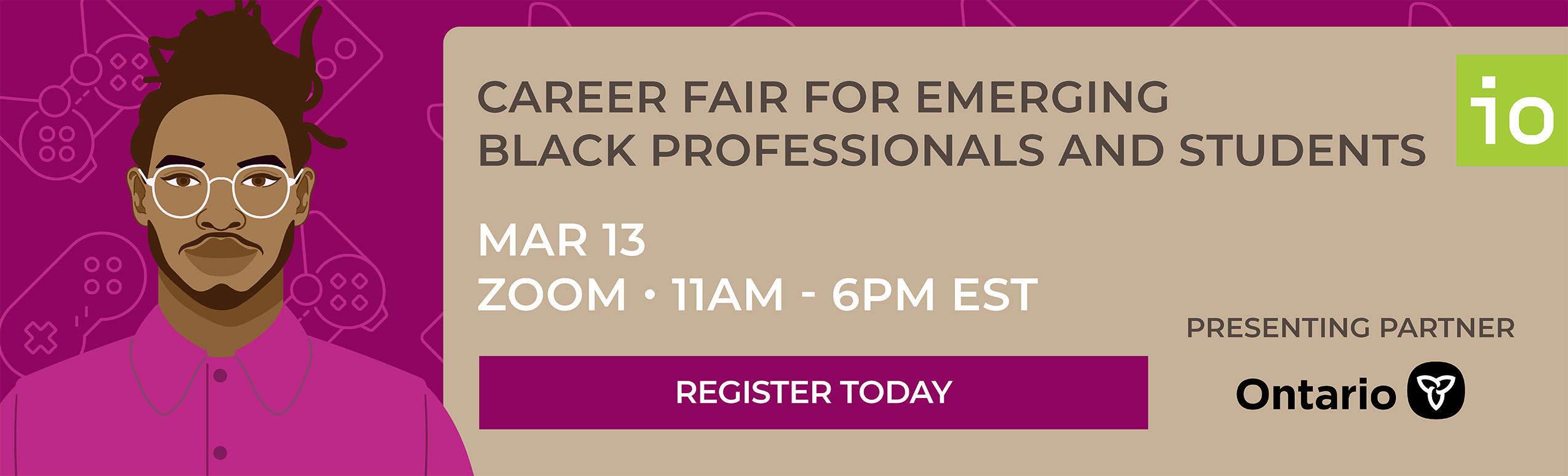 Career Fair for Emerging Black Professionals and Students - March 13 - 17, 1PM - 6PM