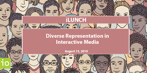 Infographic for Diverse Representation in Interactive Media iLunch Event