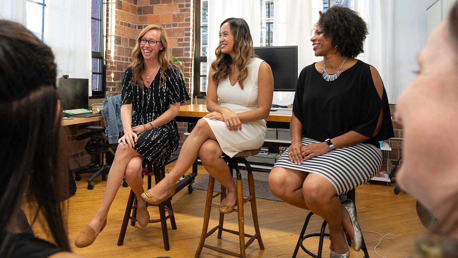 Panel of women presenting