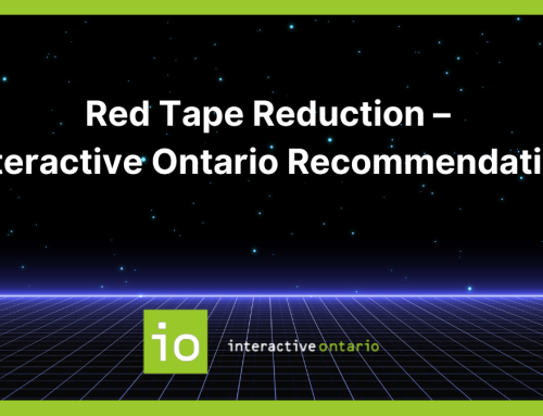 Red Tape Reduction – Interactive Ontario Recommendation