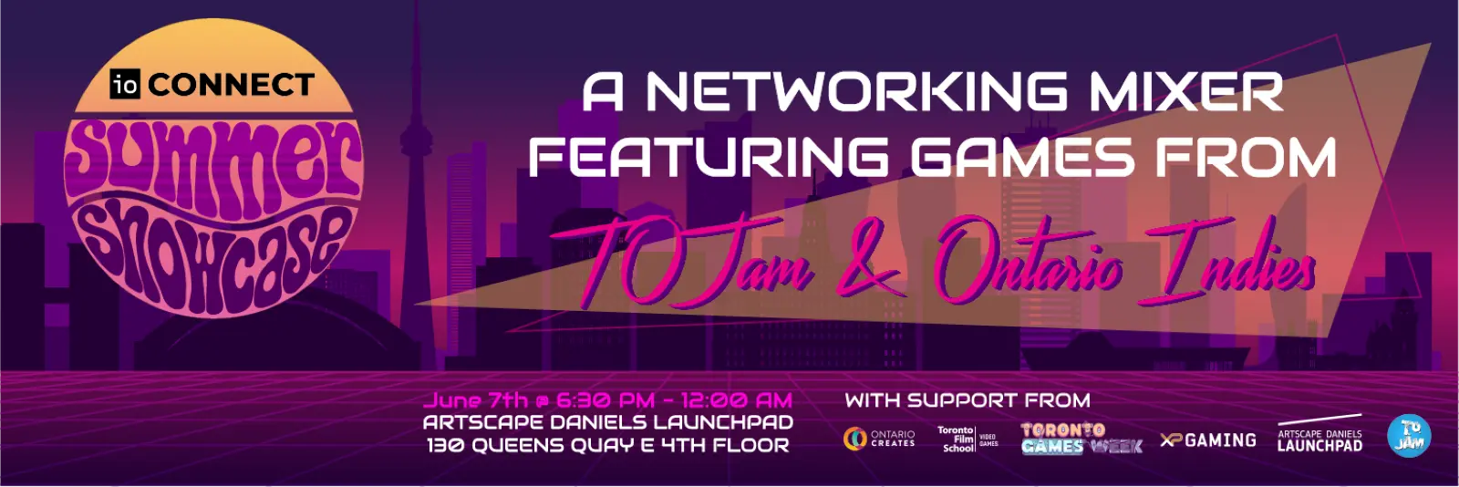 On June 7th, Interactive Ontario is excited to bring you the latest iteration of our IO Connect series, IO Connect: Summer Showcase.