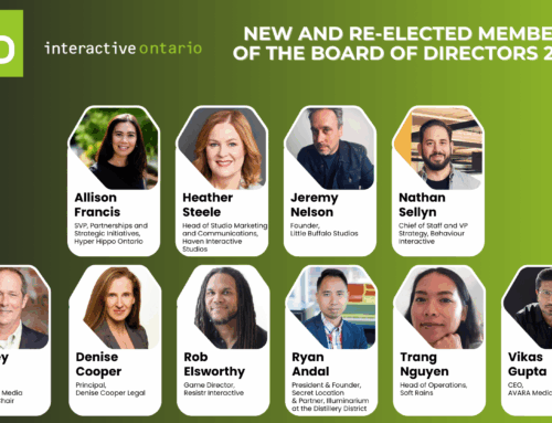 Interactive Ontario Announces New & Returning Board of Directors for 2025-2026
